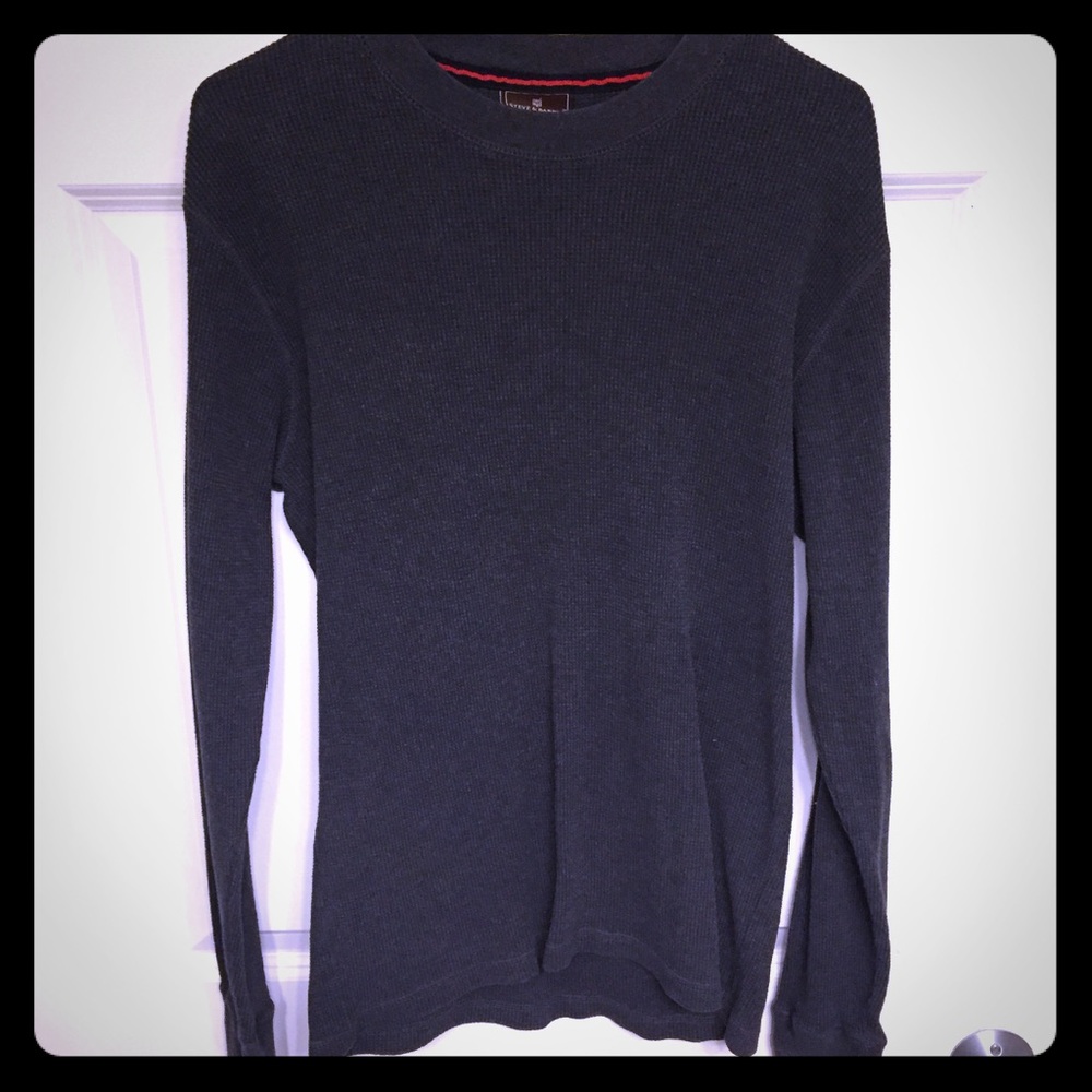 Steve & Barry's Grey Thermal Long Sleeve- L